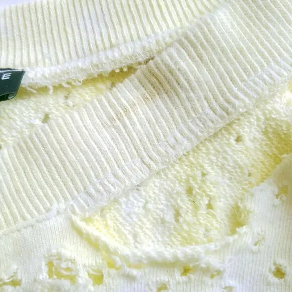 GENERATION LOVE Andrews yellow tie dye cut out sweatshirt pullover Size S NEW - Picture 7 of 11